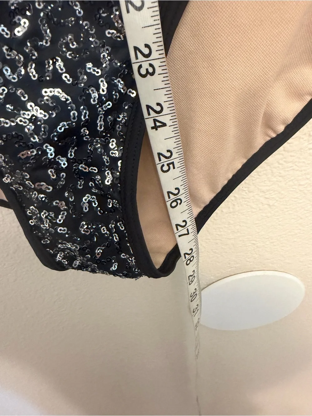 WEISSMAN Dance Costume Ombre sequin jazz contemporary black Leotard SQ11113 SA